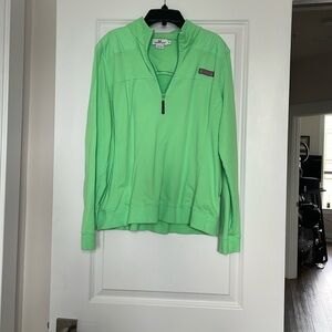 Vineyard vines 3/4 zip pull over size XL